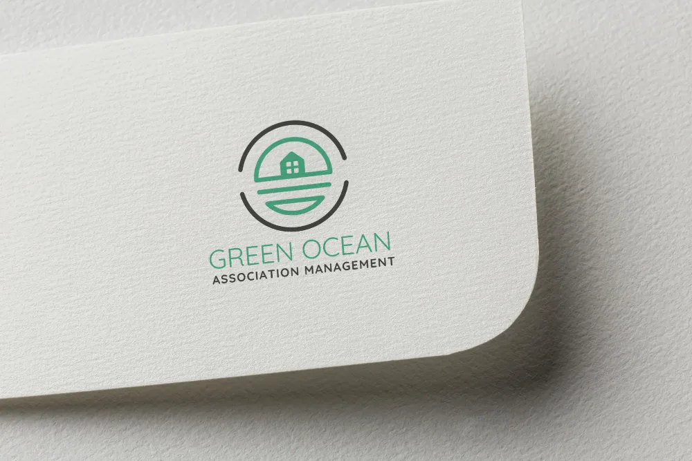 Green Ocean business card.